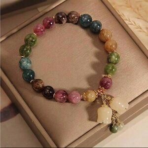 NWT Tourmaline Healing Stone Bracelet